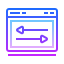 Datos en ambas direcciones icon