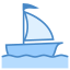 Kleines Segelschiff icon