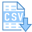 Exportación CSV icon