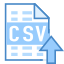 Importer CSV icon