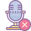 Block Microphone icon