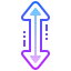Redimensionner verticallement icon
