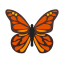 Papillon monarque icon