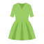 Vestido verde icon