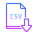 エクスポートCSV icon