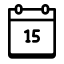 Calendar 15 icon