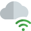 Wireless connection of cloud drive file access icon