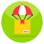 Livraison parachute icon