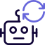 Syncing and upgrading a robotic programming language to the device icon