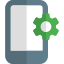 Mobile application internal setting for optimal results icon