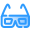 Gafas 3d icon