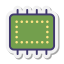 Smartphone RAM icon