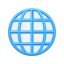 globo-con-meridiani-emoji icon