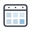 Calendrier détachable icon