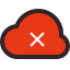 Cloud cancella icon