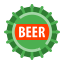 Tappo di bottiglia della birra icon