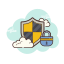 Security Lock Yellow icon