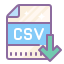 Export CSV icon