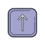 Quadrat hoch icon