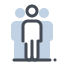 会議の男性のスピーカー icon