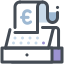 Registrierkasse Euro icon