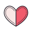 Half Heart icon