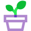 Vaso de planta icon