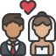 新婚夫婦 icon