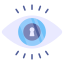 외부-보안-모니터링-인터넷-보안-및-통신-벡터slab-플랫-벡터slab icon
