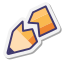 Crayon cassé icon