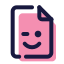 Winking Document icon