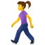 donna che cammina icon
