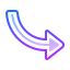 Curved Arrow icon