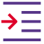 外部缩进中心左移段落主体箭头方向对齐增加边距对齐双重复兴 icon