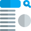 Engineering Materials layout with brief specification online result icon