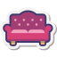 有按钮的沙发 icon