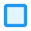 Unausgefüllte Checkbox icon