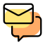 Online mail conversation icon