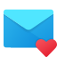 Umschlag Liebe icon