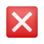 십자 표시 버튼 이모티콘 icon