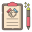 Contract icon