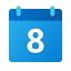 Calendar 8 icon