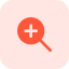 探索と拡大のための外部ズームインツール基本的なトリトーンタルリビボ icon