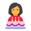 Birthday Girl With Cake Skin Type 3 icon