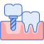 Implante dental icon