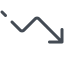 Diagramm-Pfeil-Abstieg icon