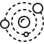 sistema-solar-externo-educación-e-investigación-dreamstale-lineal-dreamstale icon