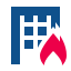 Building on Fire icon