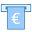 Insertar dinero en euros icon