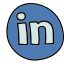 LinkedIn 圆圈 icon